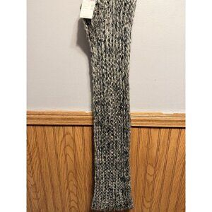 Deb Gray Black And White Unisex Yarn Soft Scarf